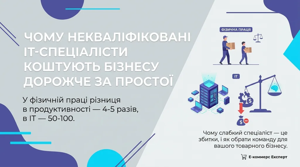 Чому некваліфіковані ІТ-спеціалісти коштують бізнесу дорожче за простої
